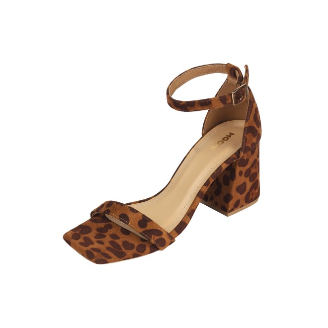 Mochi Women Tan Party Sandals (SKU: 40-358-23-37)