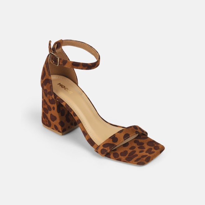 Mochi Women Tan Party Sandals (SKU: 40-358-23-37)