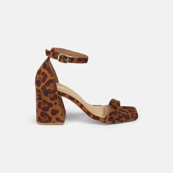 Mochi Women Tan Party Sandals (SKU: 40-358-23-37)
