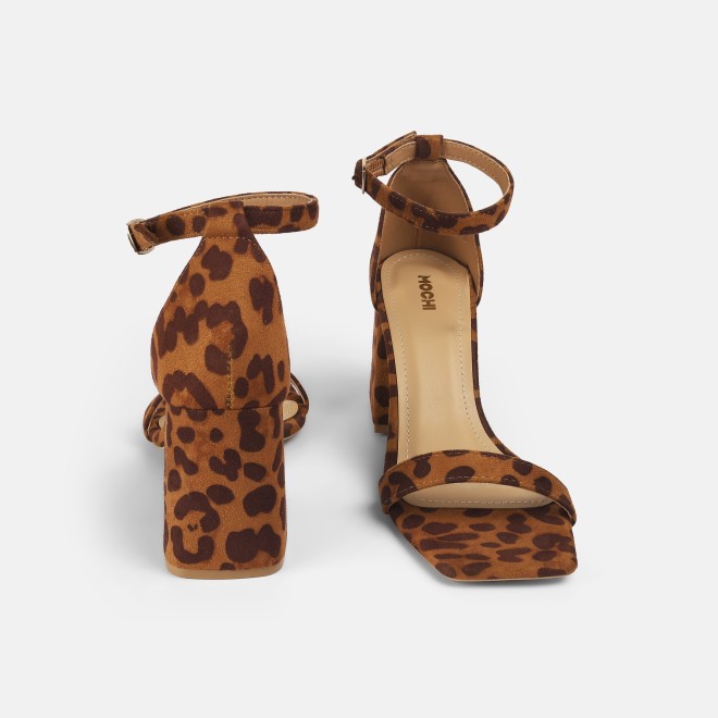 Mochi Women Tan Party Sandals (SKU: 40-358-23-37)