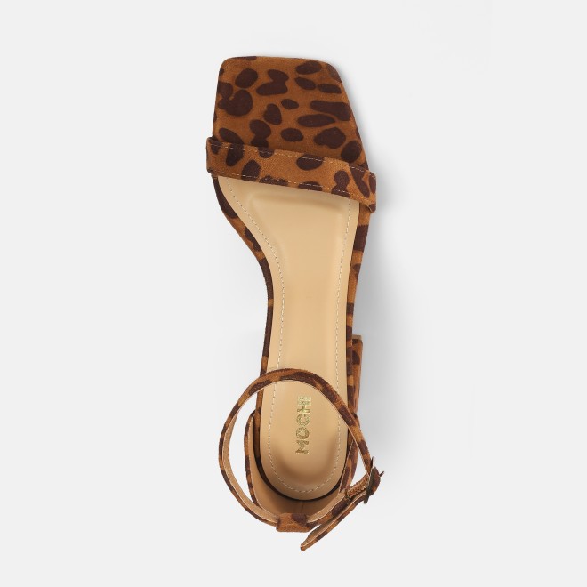 Mochi Women Tan Party Sandals (SKU: 40-358-23-37)