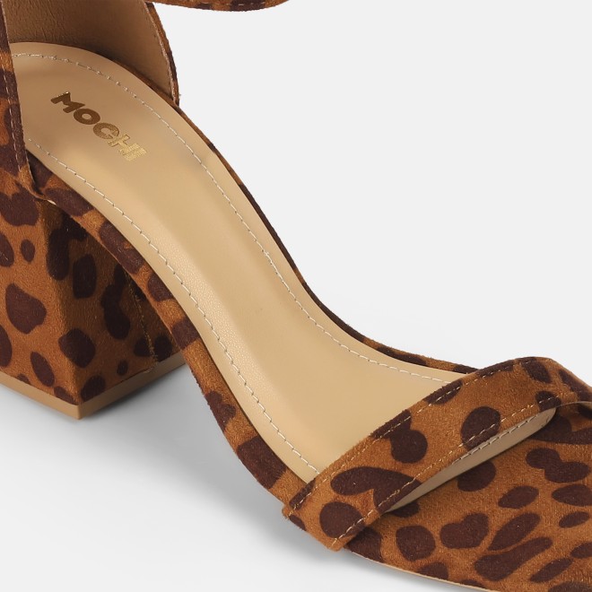 Mochi Women Tan Party Sandals (SKU: 40-358-23-37)
