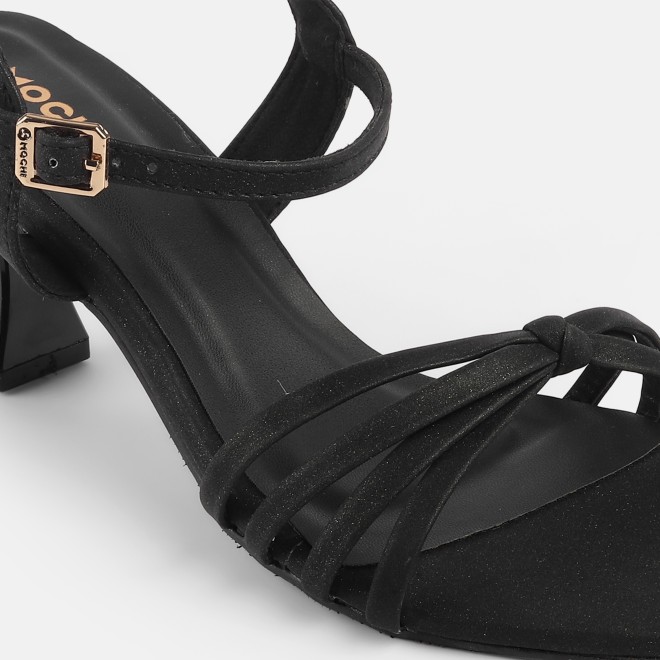 Mochi Women Black Casual Sandals (SKU: 40-368-11-36)