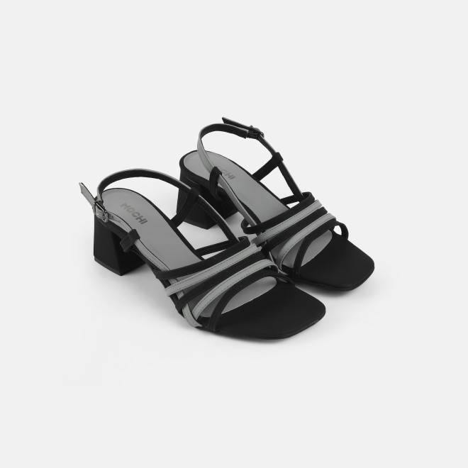 Mochi Women Black Casual Sandals (SKU: 40-373-11-36)