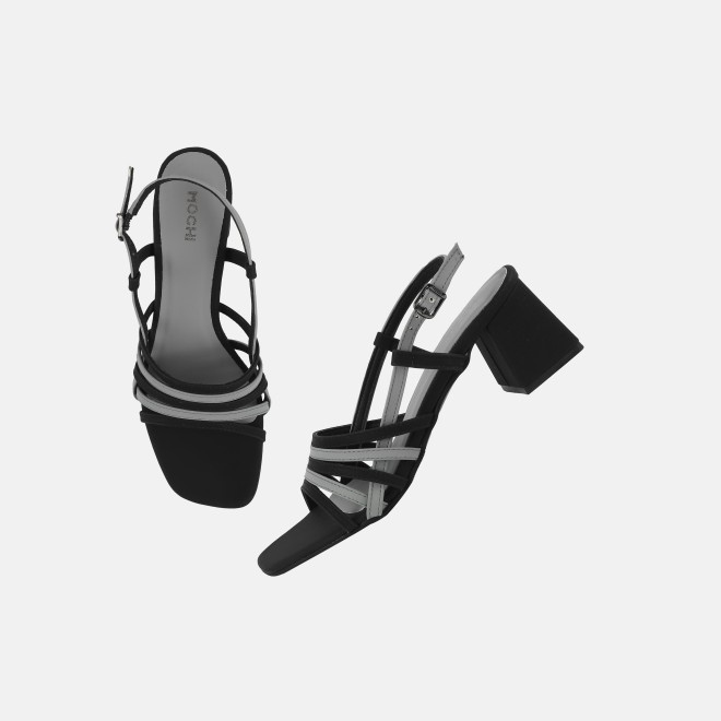 Mochi Women Black Casual Sandals (SKU: 40-373-11-36)