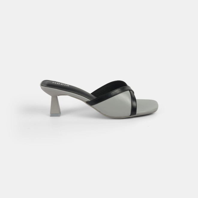 Mochi Women Grey Casual Slip Ons (SKU: 40-376-14-38)