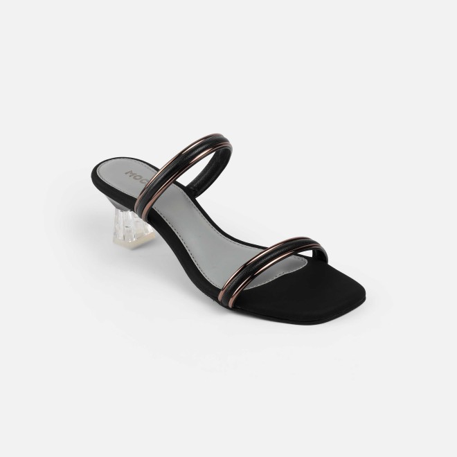 Mochi Women Black Casual Slip Ons (SKU: 40-402-11-36)