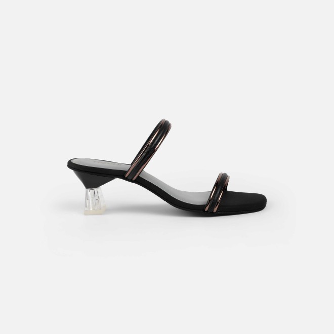 Mochi Women Black Casual Slip Ons (SKU: 40-402-11-36)