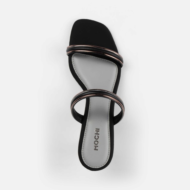 Mochi Women Black Casual Slip Ons (SKU: 40-402-11-36)