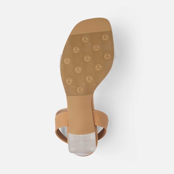 Mochi Women Tan Casual Sandals (SKU: 40-403-23-40)
