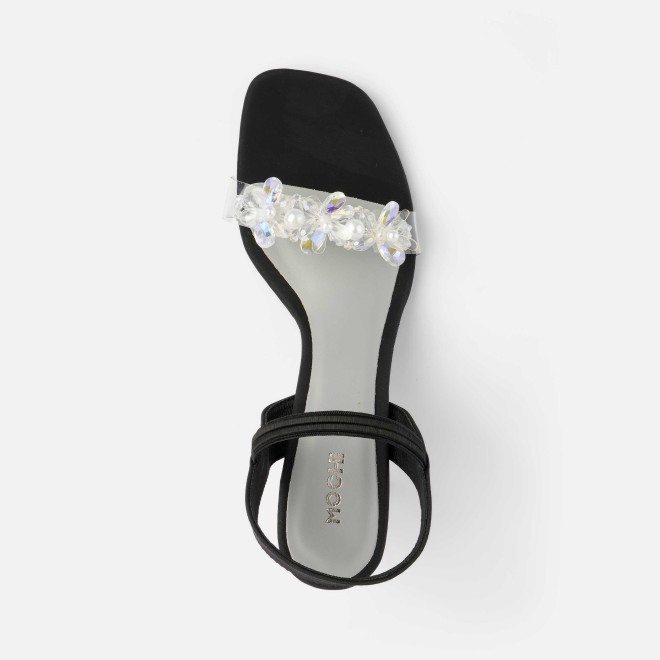 Mochi Women Black Casual Sandals (SKU: 40-403-11-36)