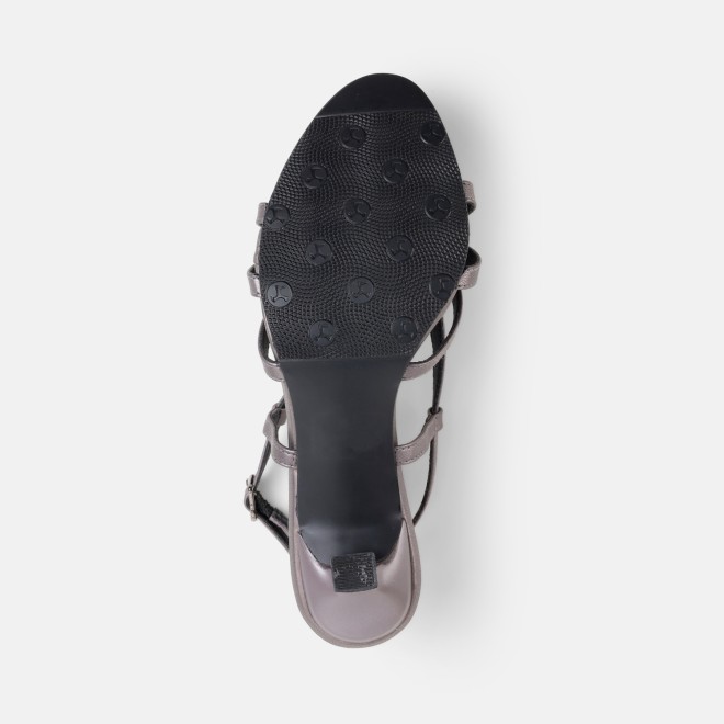 Mochi Women Gun-metal Casual Sandals (SKU: 40-405-29-36)