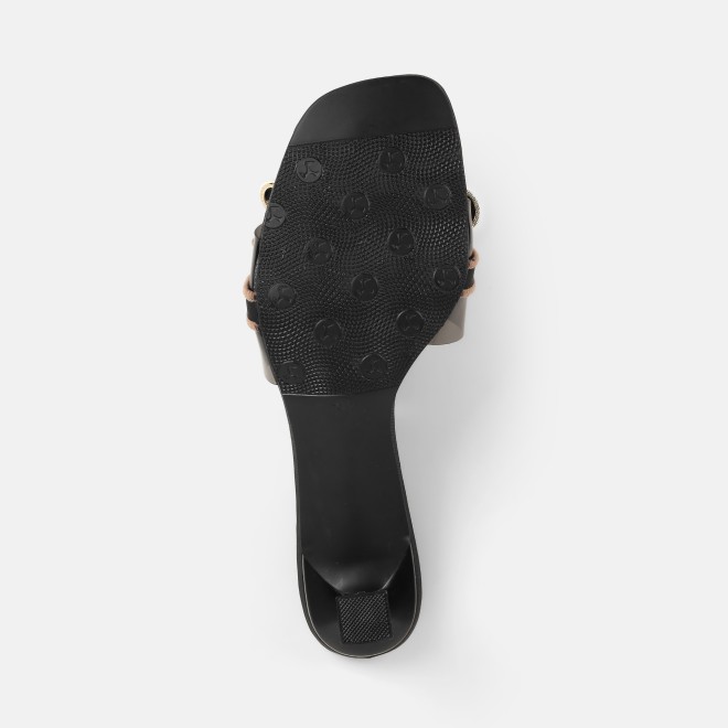 Mochi Women Black Casual Slip Ons (SKU: 40-406-11-36)