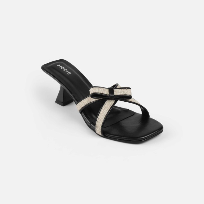 Mochi Women Black Casual Slip Ons (SKU: 40-408-11-36)
