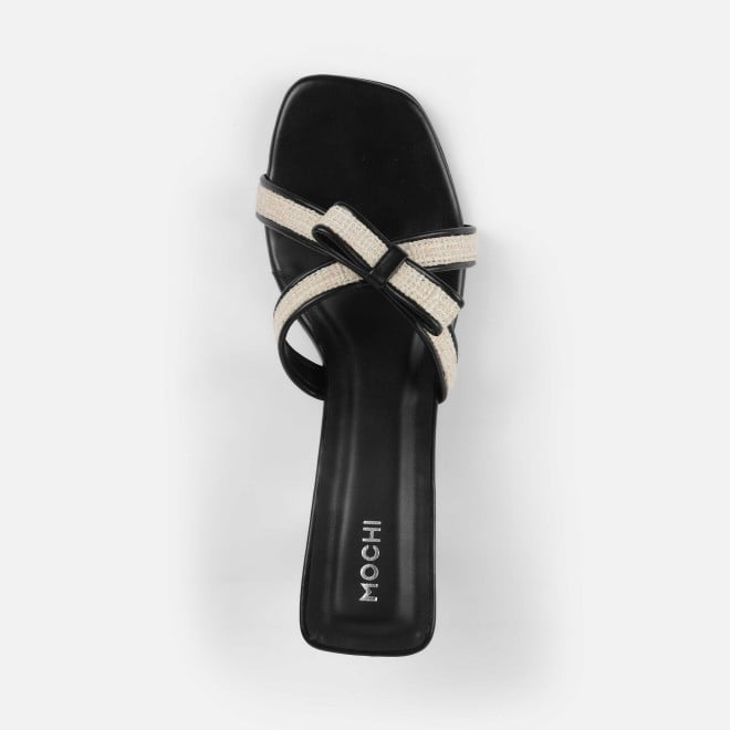 Mochi Women Black Casual Slip Ons (SKU: 40-408-11-36)