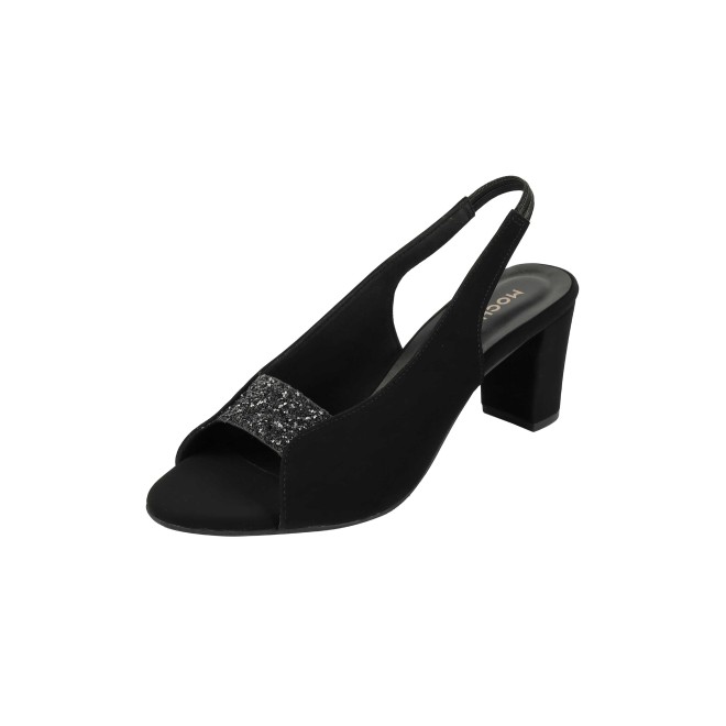 Mochi Women Black-suede Party Sandals (SKU: 40-424-34-37)