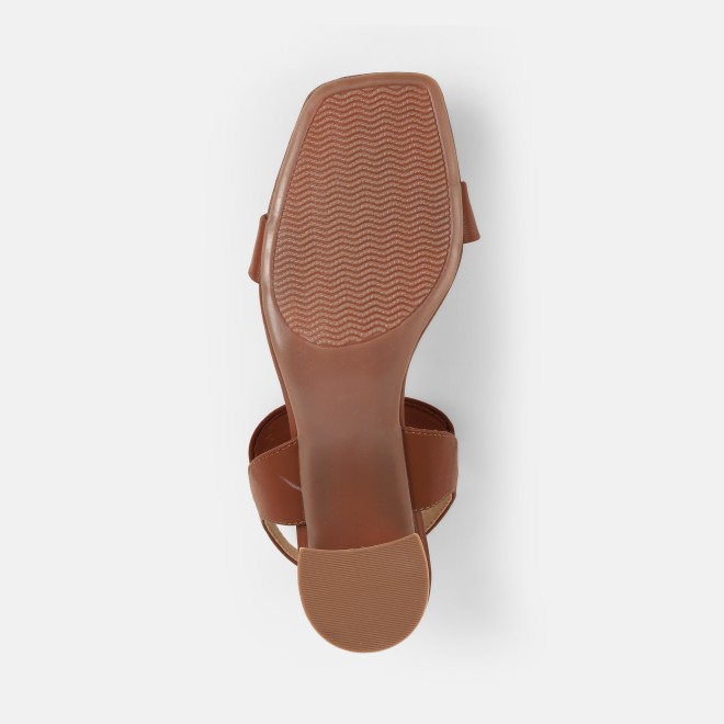 Mochi Women Tan Casual Sandals (SKU: 40-436-23-36)