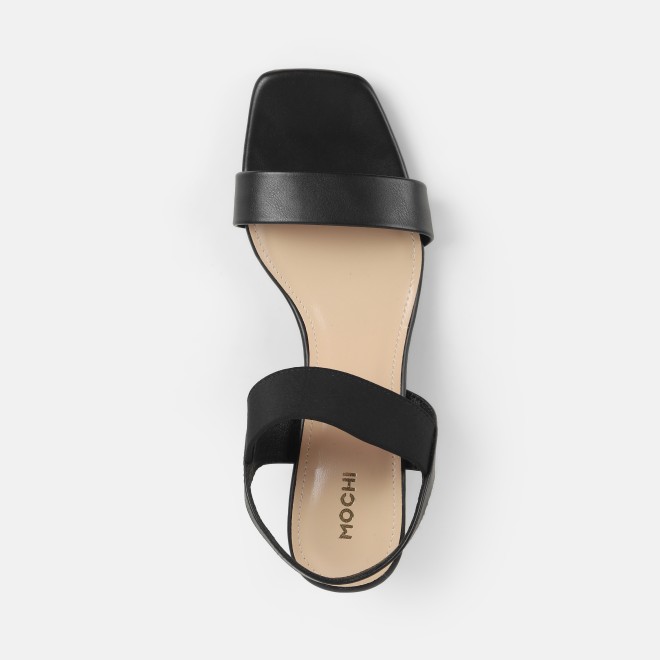 Mochi Women Black Casual Sandals (SKU: 40-436-11-36)