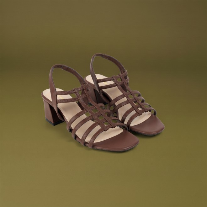 Mochi Women Brown Casual Sandals
