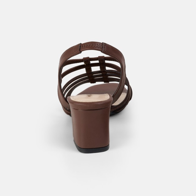 Mochi Women Brown Casual Sandals (SKU: 40-438-12-36)
