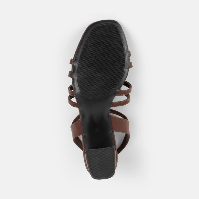 Mochi Women Brown Casual Sandals (SKU: 40-438-12-36)