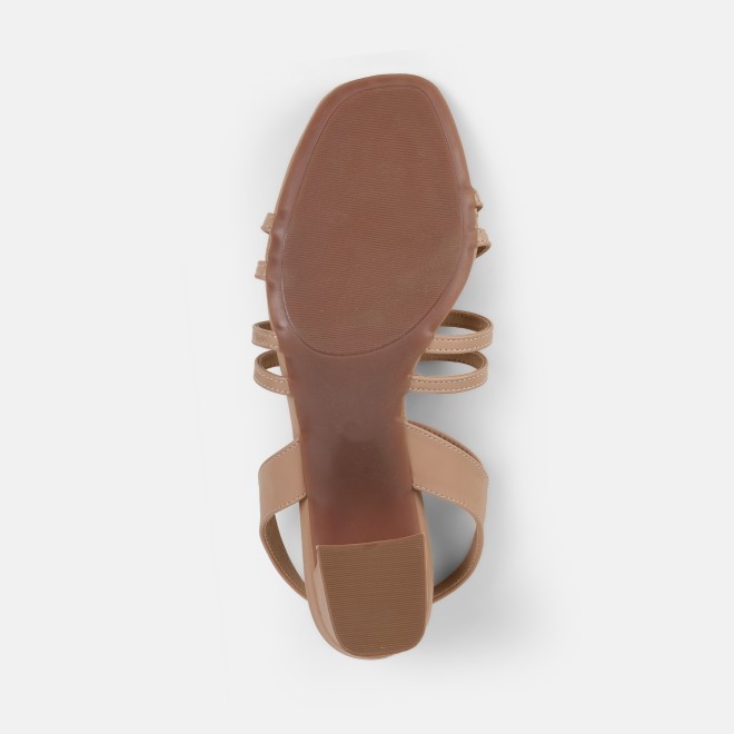 Mochi Women Beige Casual Sandals (SKU: 40-438-20-37)