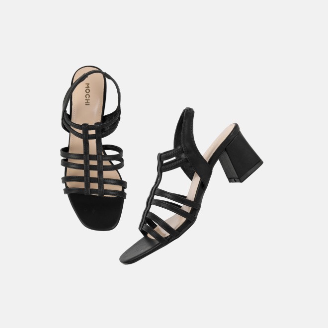 Mochi Women Black Casual Sandals (SKU: 40-438-11-36)