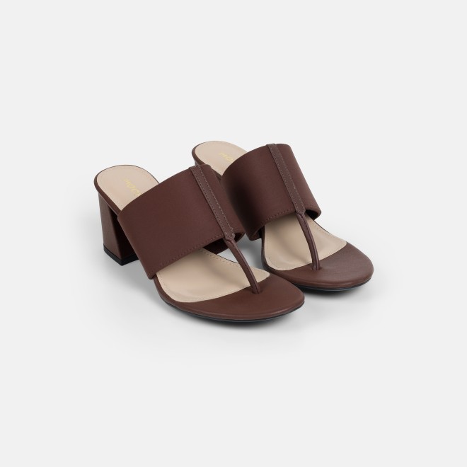 Mochi Women Brown Casual Slip Ons (SKU: 40-442L-12-42)