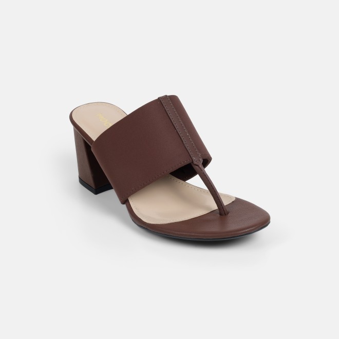 Mochi Women Brown Casual Slip Ons (SKU: 40-442L-12-42)