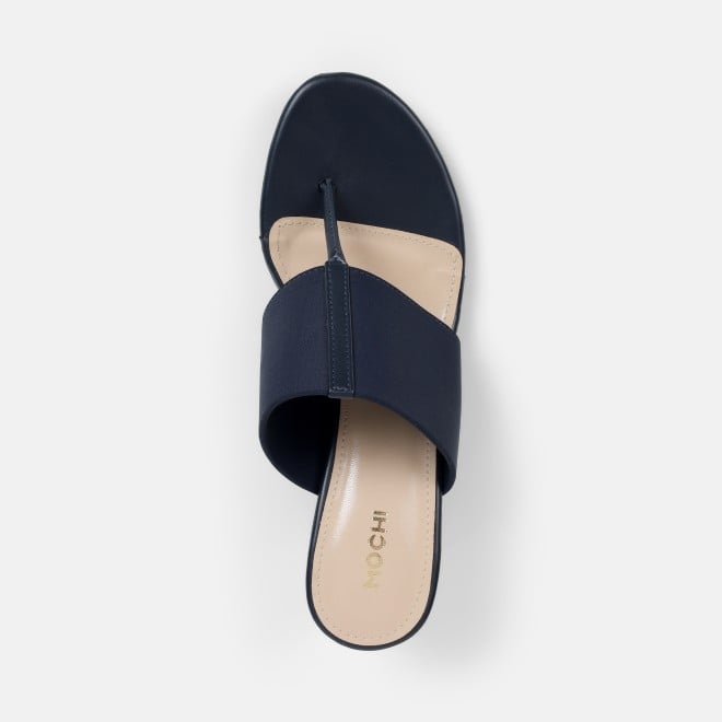 Mochi Women Blue-navy Casual Slip Ons (SKU: 40-442L-17-42)