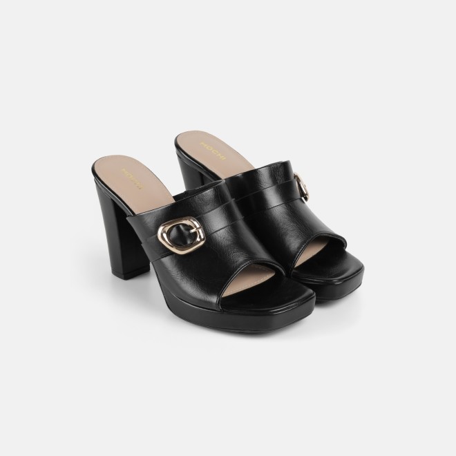 Mochi Women Black Casual Slip Ons (SKU: 40-443-11-35)