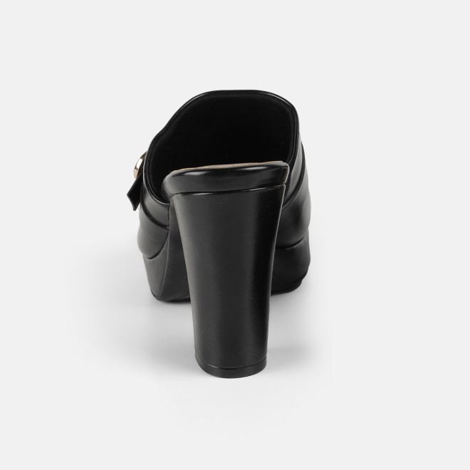 Mochi Women Black Casual Slip Ons (SKU: 40-443-11-35)