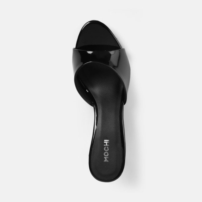 Mochi Women Black Casual Slip Ons (SKU: 40-449-11-36)