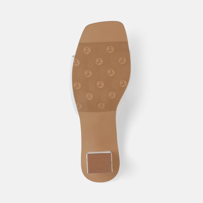 Mochi Women White Casual Slip Ons (SKU: 40-455-16-36)