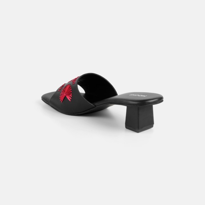 Mochi Women Black Casual Slip Ons (SKU: 40-455-11-36)
