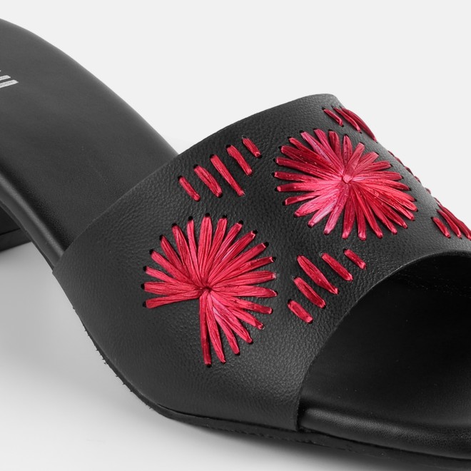 Mochi Women Black Casual Slip Ons (SKU: 40-455-11-36)