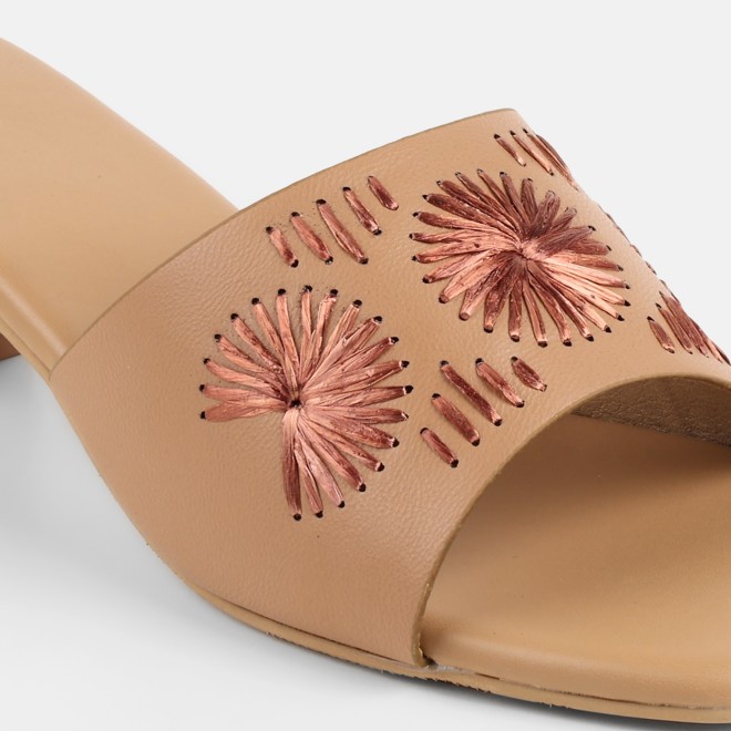 Mochi Women Beige Casual Slip Ons (SKU: 40-455-20-36)