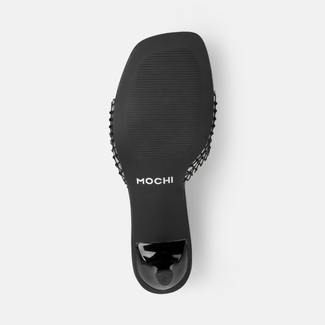 Mochi Women Black Party Slip Ons (SKU: 40-457-11-36)