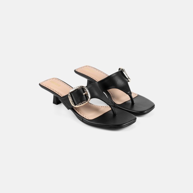 Mochi Women Black Casual Slip Ons (SKU: 40-460-11-36)