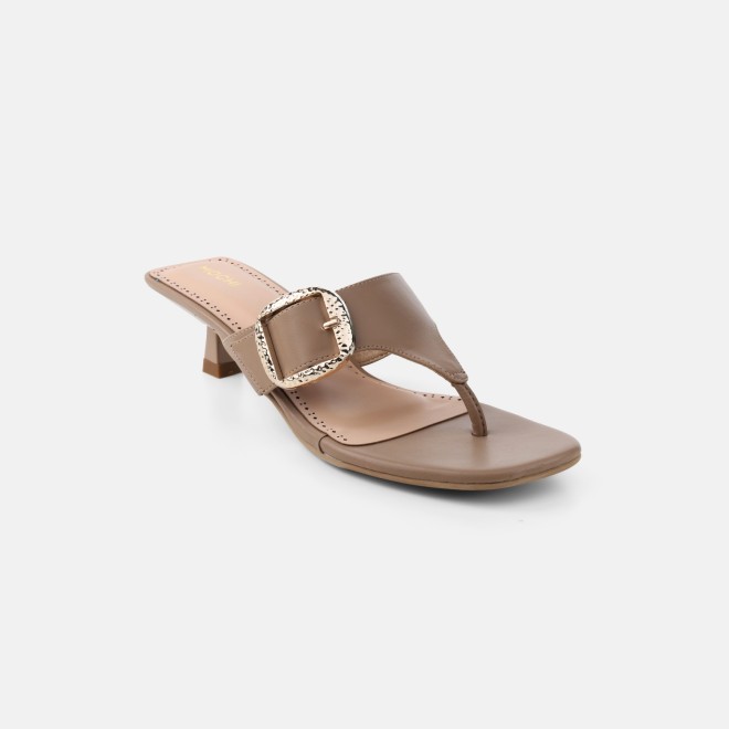 Mochi Women Beige-red Casual Slip Ons (SKU: 40-460-89-36)