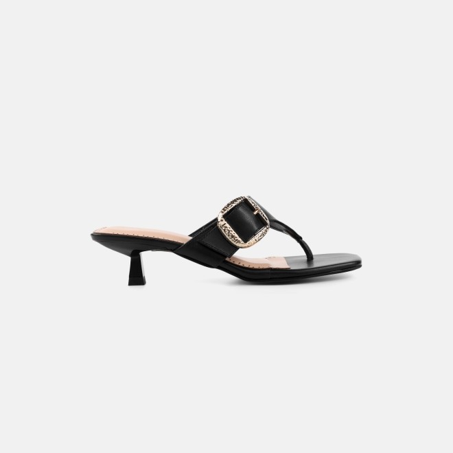 Mochi Women Black Casual Slip Ons (SKU: 40-460-11-36)