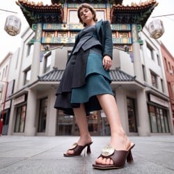 Mochi Women Brown Casual Slip Ons