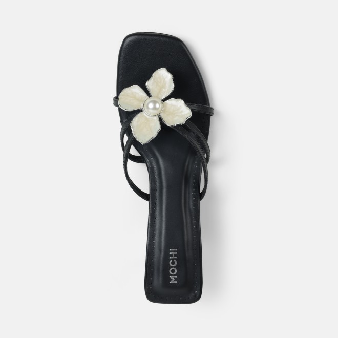 Mochi Women Black Casual Slip Ons (SKU: 40-462-11-36)