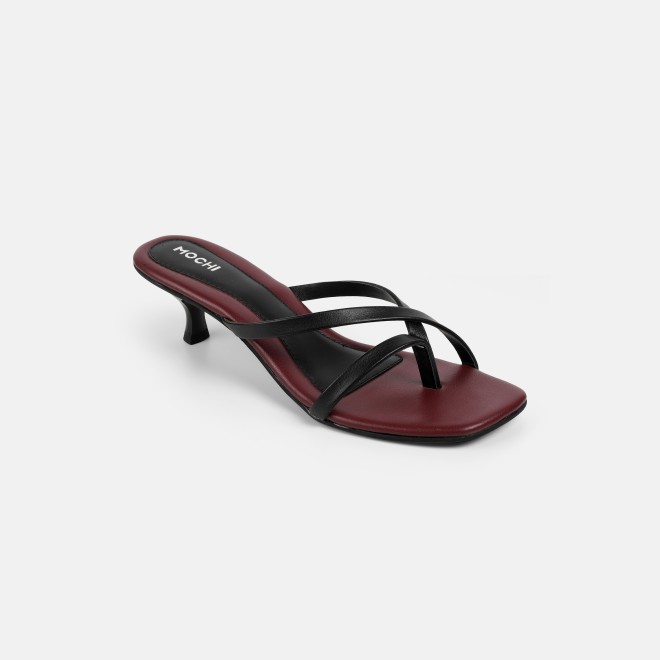Mochi Women Black Casual Slip Ons (SKU: 40-465-11-37)