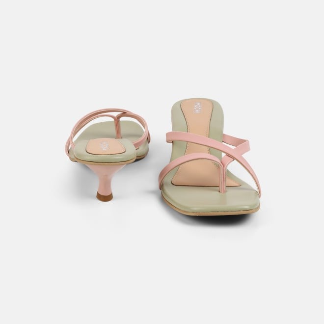 Mochi Women Pink Casual Slip Ons (SKU: 40-465-24-36)