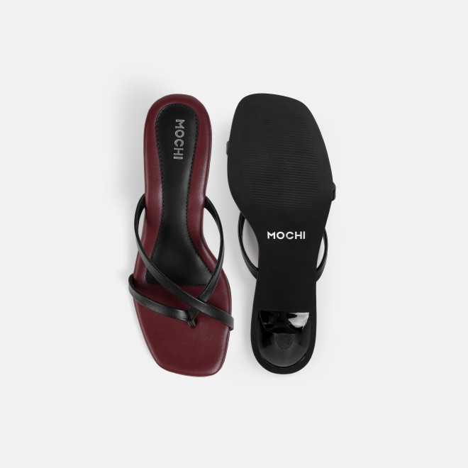 Mochi Women Black Casual Slip Ons (SKU: 40-465-11-37)