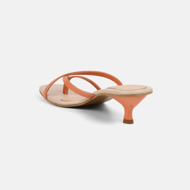 Mochi Women Orange Casual Slip Ons (SKU: 40-465-25-36)