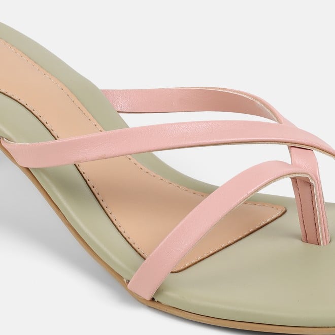 Mochi Women Pink Casual Slip Ons (SKU: 40-465-24-36)