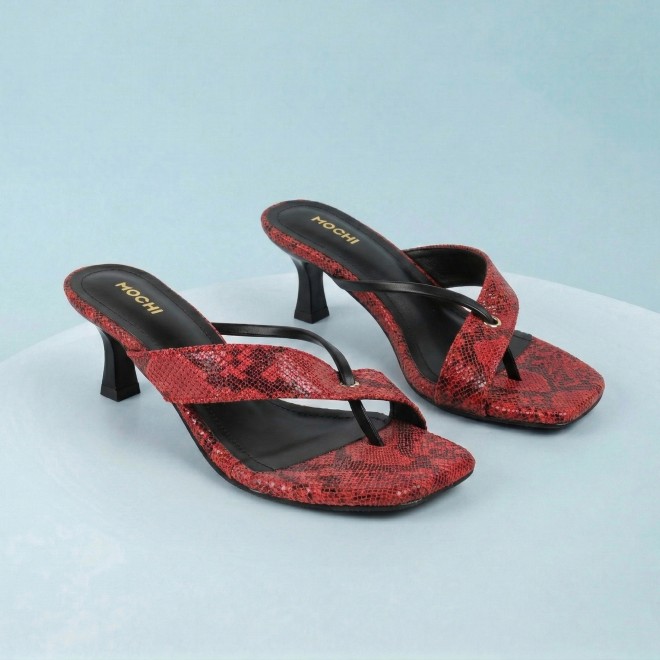 Mochi Women Black Casual Slip Ons
