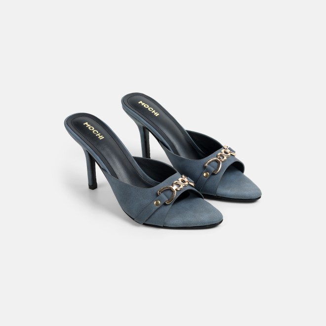 Mochi Women Black Casual Slip Ons (SKU: 40-467-11-36)